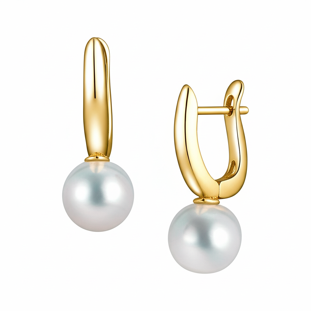 Pearl earrings