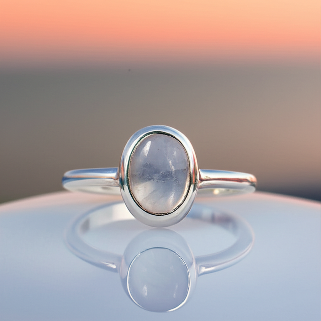 Moonstone ring